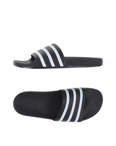 Adidas Originals Black & White Adilette Sandals
