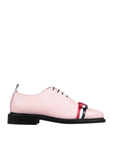 Thom Browne Laced Shoes In Pink
