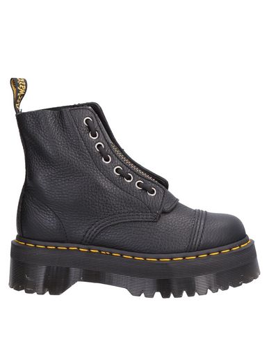 Dr. Martens' Jadon Smooth Leather Platform Boots In Black