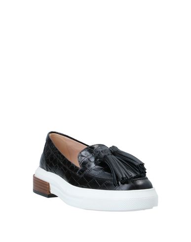 TOD'S TOD'S WOMAN LOAFERS BLACK SIZE 4.5 SOFT LEATHER