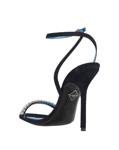 Shop Aperlai Woman Sandals Midnight Blue Size 7 Soft Leather