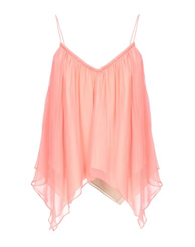 Click to view more detailed imagery on our partner's website Elizabeth And James Silk Top In Coral