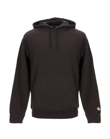 Carhartt Hooded Sweatshirt In Dark Brown
