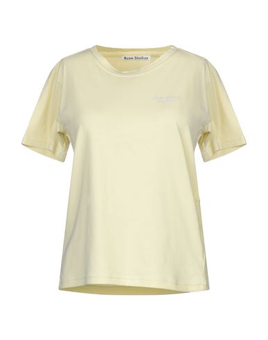 Acne Studios T-shirts In Light Yellow