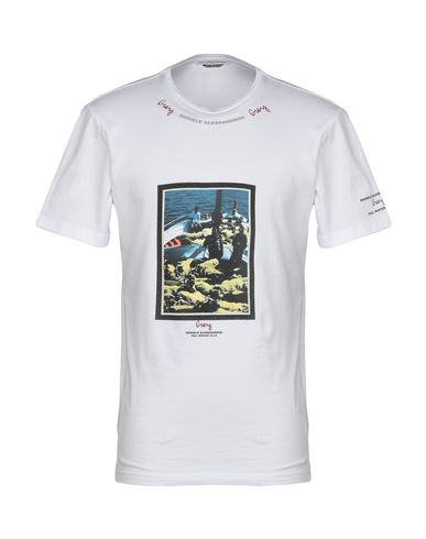 Grey Daniele Alessandrini T-shirt In White | ModeSens