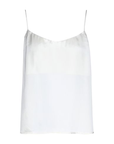 8 By Yoox Silk Top In Ivory | ModeSens