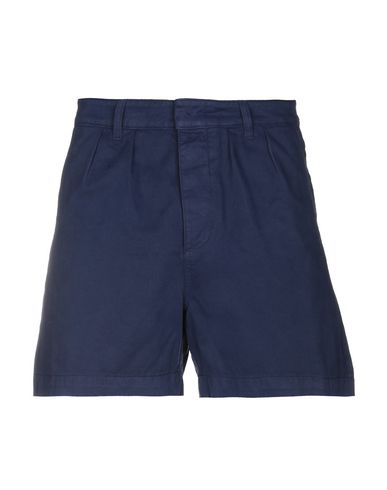 Paura Man Shorts & Bermuda Shorts Blue Size S Cotton In Blue