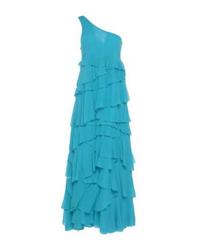 Twinset Long Dress In Turquoise | ModeSens