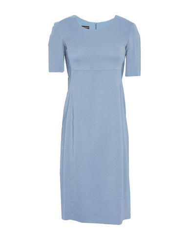 Emporio Armani Short Dress In Pastel Blue | ModeSens