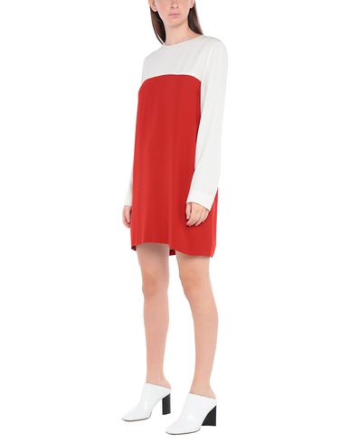 Shop Marni Woman Mini Dress Red Size 6 Viscose, Acetate