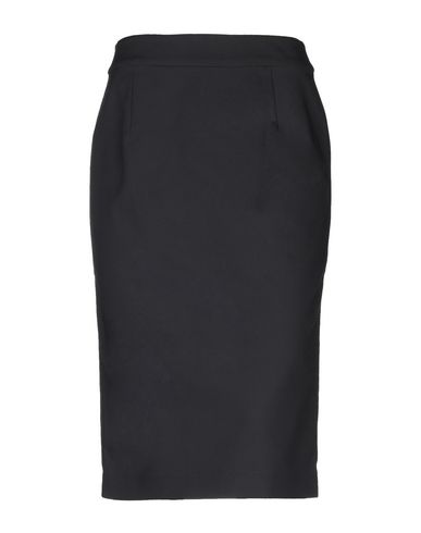 Emporio Armani Knee Length Skirt In Dark Blue