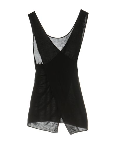 ENZA COSTA ENZA COSTA WOMAN TOP BLACK SIZE S RAYON, SILK