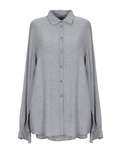 Massimo Alba Solid Color Shirts & Blouses In Grey
