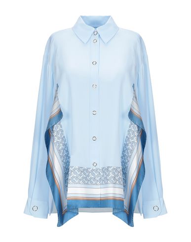 Burberry Shirts In Sky Blue
