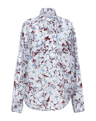 Cedric Charlier Floral Shirts & Blouses In White | ModeSens