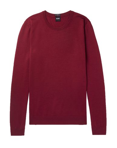 Hugo Boss Sweater In Maroon