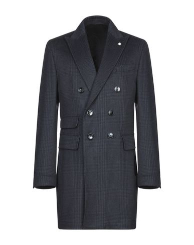 Luigi Bianchi Mantova Coat In Dark Blue | ModeSens