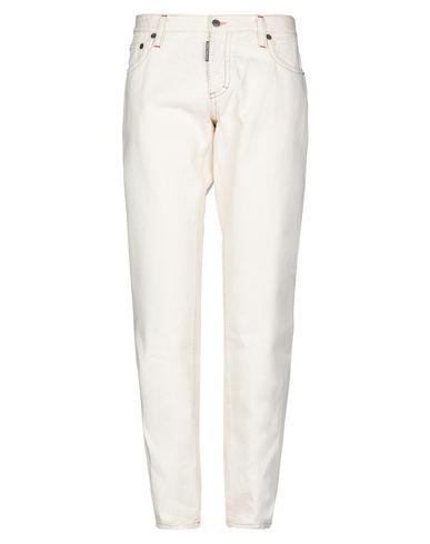 Dsquared2 Denim Pants In Ivory