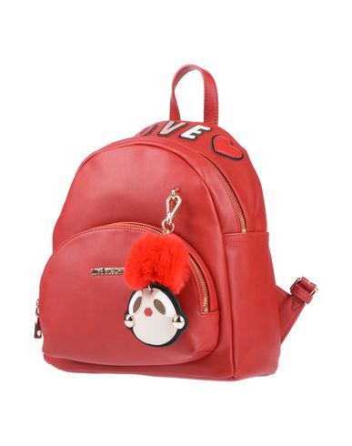 pink love moschino backpack