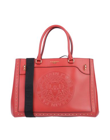 red balmain bag