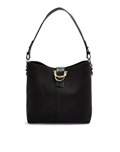 topshop triangle quilted shoulder bag