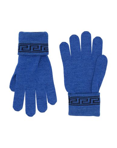 Versace Gloves In Blue