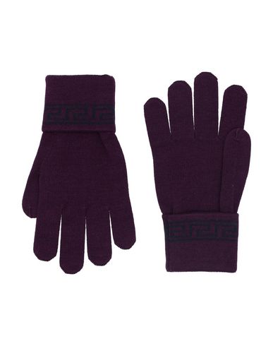 Versace Gloves In Purple