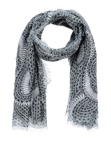 oblong scarves in grey