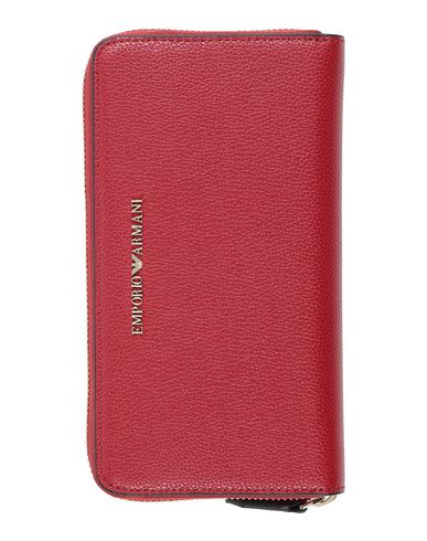 Emporio Armani Wallet In Red